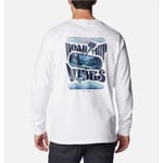 Columbia Explorers Canyon Long Sleeve T-Shirt White/Road Trip Vibes