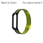 Metal Watch Band Milanese Bracelet Chain Strap Black&green For Xiaomi Mi 4