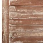 6-Panel Room Divider Brown 210x165 cm Solid Wood Paulownia vidaXL