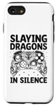 Coque pour iPhone SE (2020) / 7 / 8 Jeu vidéo Slaying Dragons In Silence
