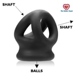 Oxballs TRI-SQUEEZE COCKSLING Cock Ball Ring TESTICLE STRETCHER **Genuine** UK