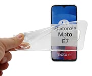 Ultra Thin TPU Skal Motorola Moto E7 (Clear)