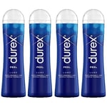 Durex Originals Play Feel Lubricant 4 Bottles (50ml) Condom Friendly