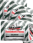 24 stk Sukkerfri Fisherman's Friend med Smak av Salmiak 25 g - Hel Eske