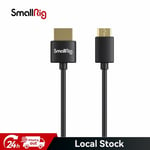 SmallRig 3.6mm Ultra Slim 4K HDMI Cable 55cm 3041(Mini HDMI to Full HDMI)