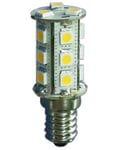 12V E14 mini 2,5W 18 SMD3528 led pære, varmhvit