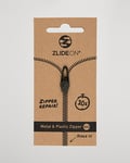 ZlideOn Normal  Plastic & Metal Zipper Black XXS
