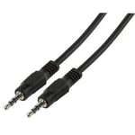 CABLE JACK 3.5 MM MALE STEREO VERS JACK 3.5 MM MALE STEREO