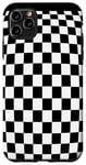 iPhone 11 Pro Max Black and White Checkered Checker Checkerboard Cute Case