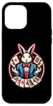 Coque pour iPhone 15 Pro Max Carte baguette magicienne chapeau lapin tours de magie illusionniste