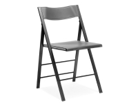 Fällbar stol Mini, antracit med svarta ben