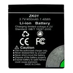 AGFA Photo - Batterie Li-on ZK01 Compatible Appareil Compact Agfa DC5200 - Noir