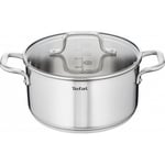 Tefal Virtuoso -gryta, 24 cm / 5,3 L, rostfritt stål