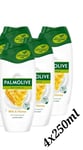 4 X Palmolive Naturals MILK AND HONEY Shower Cream 250ml.---4x250 Pack
