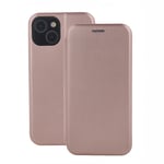 iPhone 15 Pro Max Skal Smart Diva Roséguld - TheMobileStore iPhone 15 Pro Max Fodral