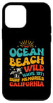Coque pour iPhone 12 mini Ocean Beach Wild Wave 1971 Surf Memories Surf Lover