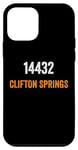 Coque pour iPhone 12 mini Code postal 14432 Clifton Springs, déménagement vers 14432 Clifton Spri