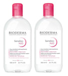 Bioderma - 2 x Sensibio H2O Micellar Solution 500 ml