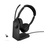 Jabra Evolve2 55 Link 380 USB-A UC Stereo Headset and Stand