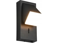 Led Wall Lamp Trio Raglan, 1 X 3 W, 3000 K, 300 Lm, Black, 21 X 8 X 7 Cm