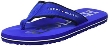 Tommy Hilfiger Men Flip-Flops Classic Beach Sandal Pool Slides, Blue (Ultra Blue), 6.5 UK