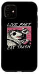 Coque pour iPhone 11 Live Fast ! Eat Trash !