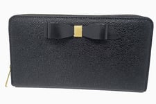 Ted Baker Women's Aine Bow Zip Around Black Matinee Purse