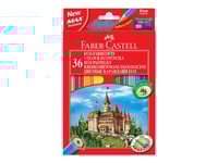 Faber-Castell Castle - Färgpenna - Permanent - Klara Färger (Paket Om 36)