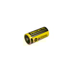 RCR123-batteri Nitecore - 950 mAh / USB-C-laddbart