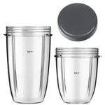 Cup Mug Jug Lid for NUTRIBULLET Blender Juicer 600W 900W 18oz 500ml 24oz 700ml