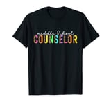Middle School Counselor Leopard Fun Middle School Counseling T-Shirt
