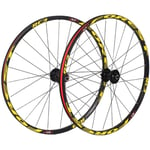 L.BAN Bicycle Wheel Set 26"/ 27.5" Disc Brake MTB Bicycle Wheel Double-walled Aluminum Rim QR 7-11 Speed Cassette NBK Sealing Bearing 1790g 1.5"-2.5" Tire,C-26in