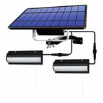 Lampe Solaire Extérieure Détecteur de Mouvement, Applique Murale Solaire Étanche IP65 avec Télécommande