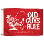 TaylorMade Products 5636 Vieux Hommes Rule The Older I Get Drapeau