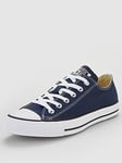 Converse Mens Ox Trainers - Navy, Navy/White, Size 6, Men