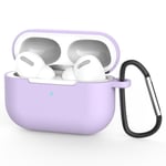 Silikonskal Med Karbinhake Apple AirPods Pro Lila