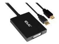Club 3D - Adapterkabel - Mini Displayport, Usb (Endast Ström) (Hane) Till Dvi-D (Hona) - Displayport 1.2A - 60 Cm - Stöd För 4K, Aktiv, Hdcp Av