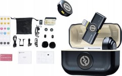Mikrofon Hollyland Hollyland Lark M2 Lightning - Lavalier Lightning-Kontakt (Duo Shine Charcoal)