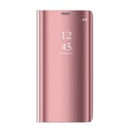 Smart Clear View Case för Samsung Galaxy A50 / A30s / A50s rosa - TheMobileStore Galaxy A50 tillbehör