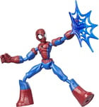 Marvel Spider-Man Bend and Flex Spider-Man Action Figure Toy, 15-cm Flexible Fig