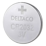 Deltaco Lithium / Knappcellsbatteri CR2032 10 st/fp