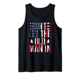 DON'T LET THE OLD MAN IN Vintage American flag Tank Top