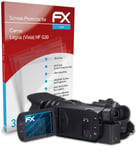 atFoliX 3x Screen Protector for Canon Legria (Vixia) HF G30 clear