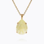 Caroline Svedbom Mini Drop Halsband / Soft Yellow (Guld)