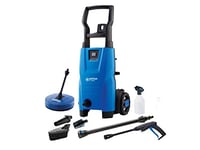Kew Nilfisk Alto 128470804 C110.7-5 PCA X-TRA Pressure Washer with Patio Cleaner & Brush, 110 Bar, 240V