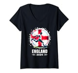 Womens England Player Boys Kids Men Youth Women England 2024 V-Neck T-Shirt