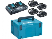 Makita POWER KIT 18V MAKPAC (4*BL1850+DC18RD)