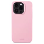 Holdit iPhone 15 Pro Silicone Case, Pink