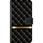 Motorola Edge 40 Pro Svart Plånboksfodral Lyxigt