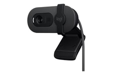 Logitech BRIO 100 - Webbkamera - färg - 2 MP - 1920 x 1080 - 720p, 1080p - ljud - kabelanslutning - USB